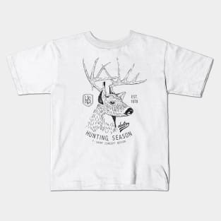 hunting season - deer hunting Kids T-Shirt